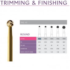 Бор твердосплавный турбинный полировочный 12 граней 7002