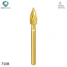 Бор твердосплавный турбинный полировочный 12 граней 7108