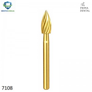 Бор твердосплавный турбинный полировочный 12 граней 7108