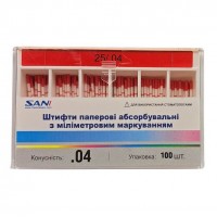 Бумажные штифты конусные 0,4 № 25