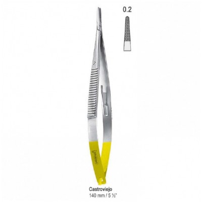 Иглодержатель 140мм BN.152.140 Castroviejo ТС прямой