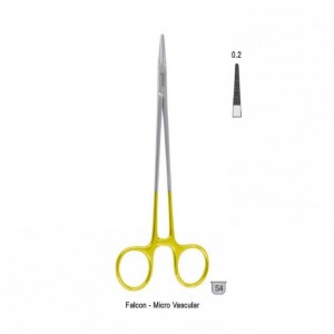 Иглодержатель 140мм (BN.242.140) Falcon-Grip Falcon-Micro Vascular TC прямой
