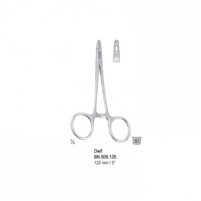 Иглодержатель 125мм Derf (BN.506.125 ) прямой