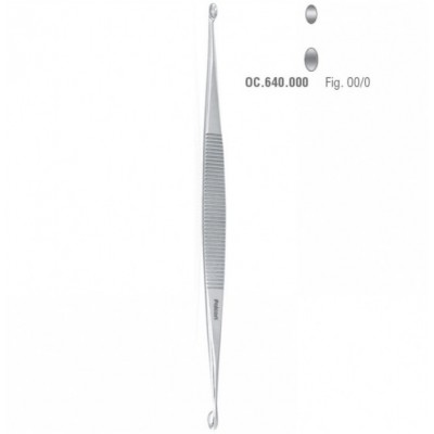 Ложка кюретажная (OC.640.000) прямая 00, 140мм