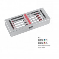 Лоток кассетный малый (DZ.086.010) на 5 инструментов, Green