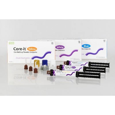 Core-it Dual, шприц 10 г, Yellow