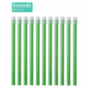 Слюноотсосы (100 шт.) Euronda, цвет Green Transparent