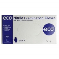 Перчатки нитриловые ECO (100 шт.) Blue, L