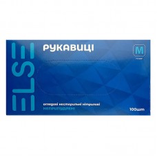 Перчатки нитриловые ELSE (100 шт.) Blue, M