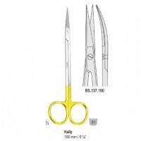 Ножницы 160мм (BS.137.160) Kelly изогнутые