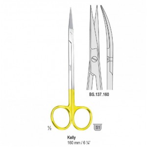 Ножницы 160мм (BS.137.160) Kelly изогнутые Ножницы 160мм (BS.137.160) Kelly изогнутые