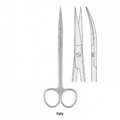 Ножницы 160мм (BS.637.160) Kelly изогнутые