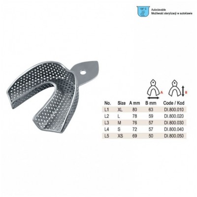 Ложка оттискная металлическая (DI.800.050) низ L5-XS