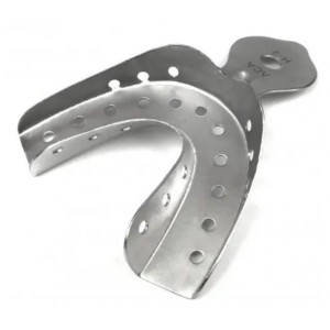 Ложка оттискная металлическая нижняя, размер 1