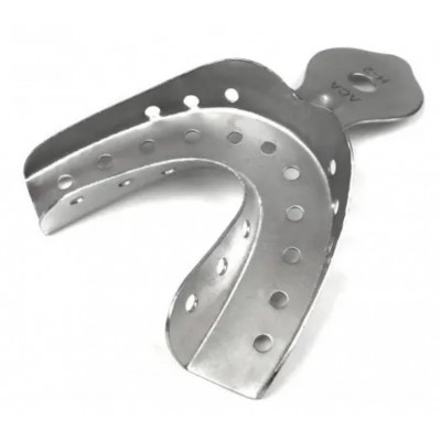 Ложка оттискная металлическая нижняя, размер 1