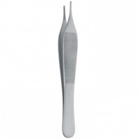 Пинцет 120мм (BD.370.120) Adson для разделения тканей зубчатый прямой