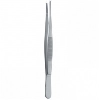 Пинцет 115мм (BD.502.115) Medium зубчатый прямой 