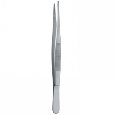 Пинцет 180мм (BD.502.180) Medium зубчатый прямой