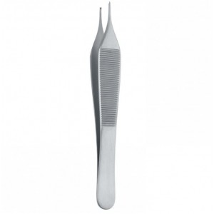 Пинцет 120мм (BD.610.120) Adson Micro 1х2, для тканей, прямой