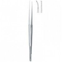 Пинцет 150мм Micro с круглыми ручками 1x2, изогнутый