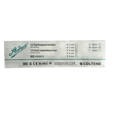 Штрипсы металлические Adaco (12шт.) 50 мкм, 4х135 мм, средние