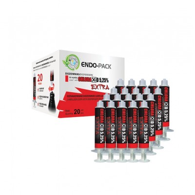 Шприц для промывания Endo-Pack (20шт.) - маркированный дозатор 5мл для Chloaxid Extra 5,25%
