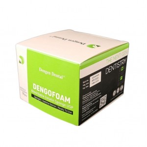 Гемостатическая губка Dengofoam 10х10х10 мм (50 шт.) баночка