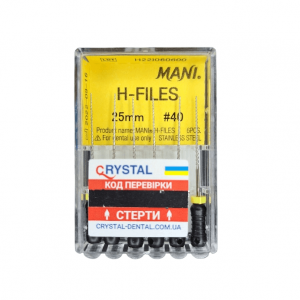 H-Files Mani 25мм, #40