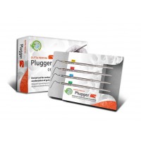 Plugger Gutta Percha Set, набор ручной инструментов для конденсации гуттаперчи (4шт.), размеры 0.6 мм, 0.8мм, 1.0мм, 1.2мм