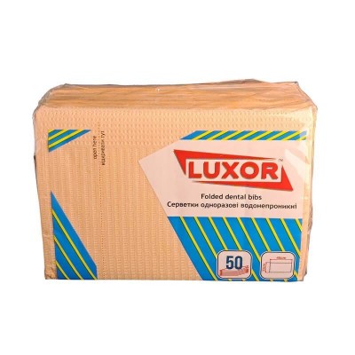 Салфетки для пациента (50 шт.) Luxor (3P-06) цвет абрикосовый