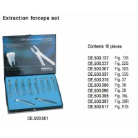 Щипцы экстракционные детские, набор 10шт. (DE.500.001)