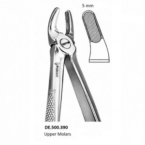 Щипцы экстракционные детские для верхних моляров (DE.500.390)