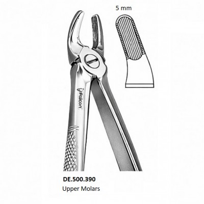 Щипцы экстракционные детские для верхних моляров (DE.500.390)