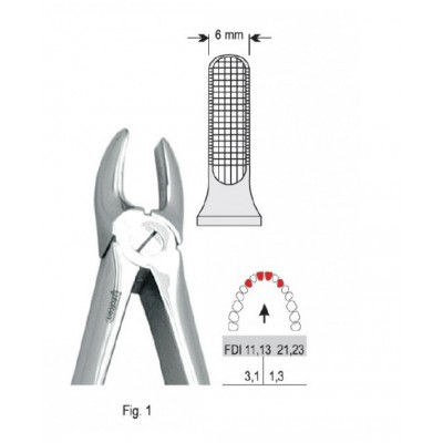 Щипцы экстракционные для резцов и клыков (DE.800.010)