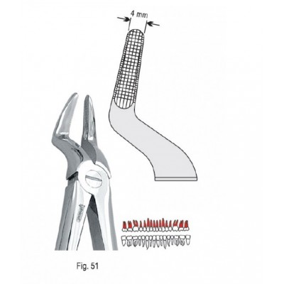 Щипцы экстракционные для верхних корней (DE.800.510)