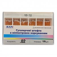 Гуттаперчевые штифты (120 шт.) № 15