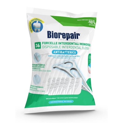 Флоcсер с держателем Biorepair пропитанный  гидроксиапатитом, 36 шт.